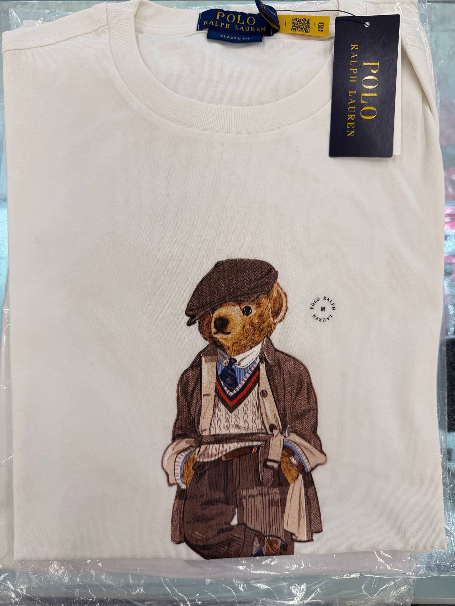 Polo RL Bear Tee Cream