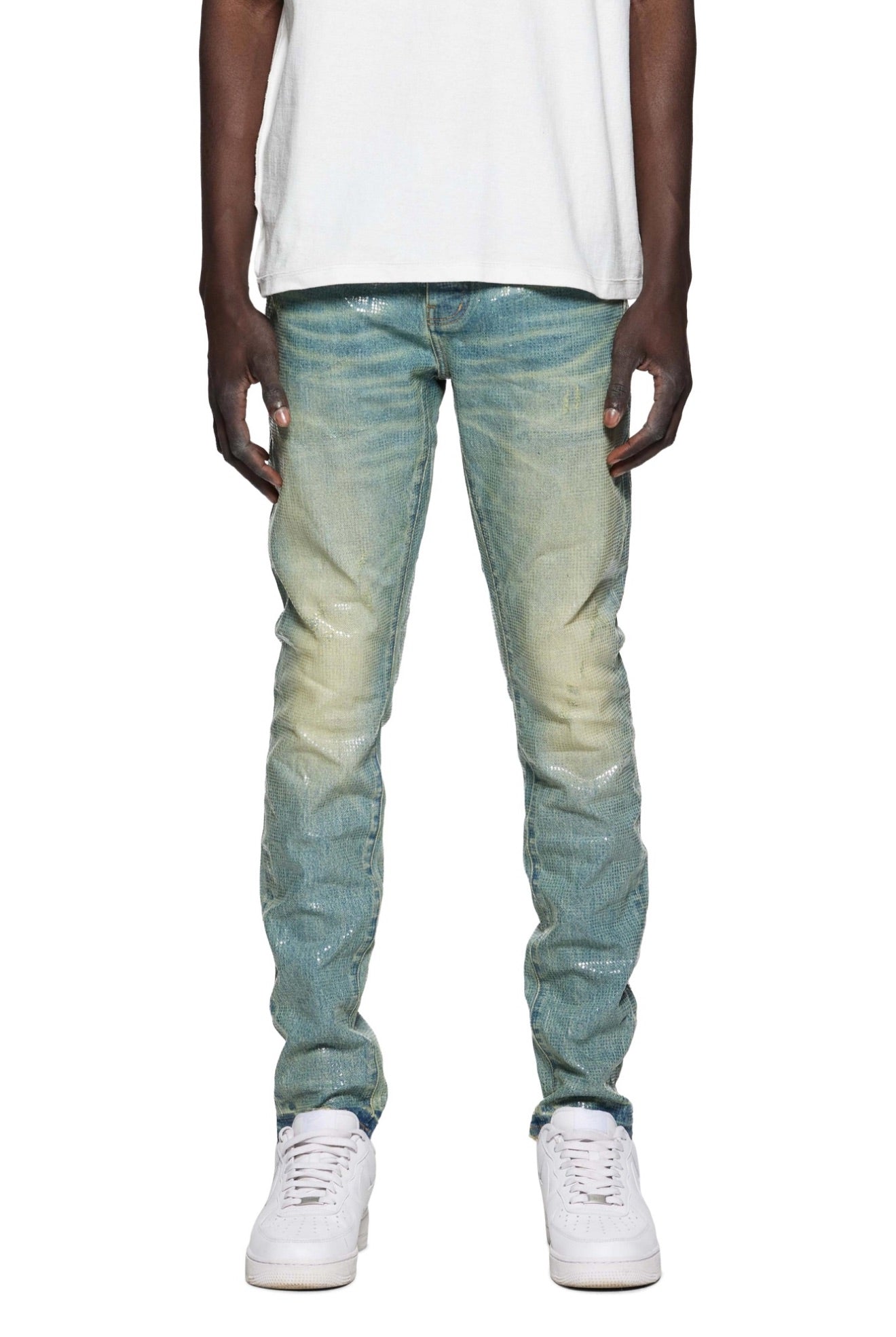 PURPLE DENIM JEANS