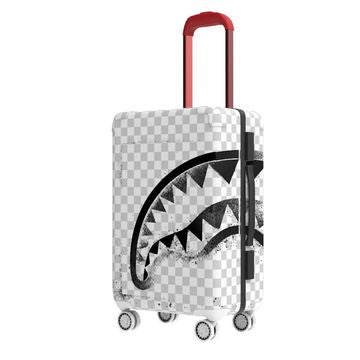SprayGround BLACK STENCIL SHARK CARRY-ON LUGGAGE