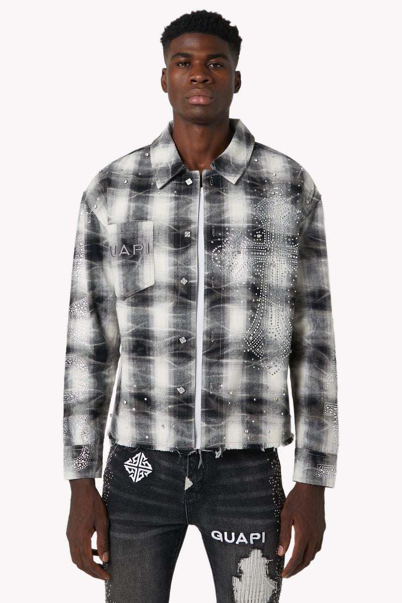 Cloud Grey Cross Flannel Guapi