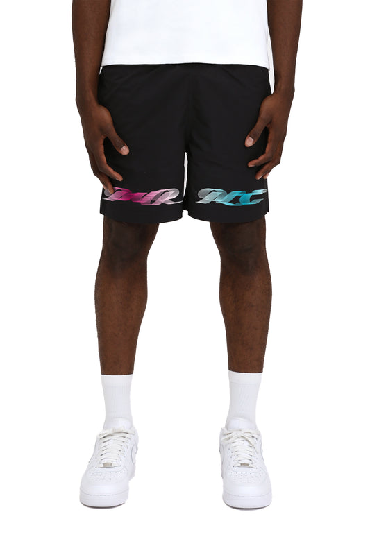 Purple All Round Shorts Black Beauty