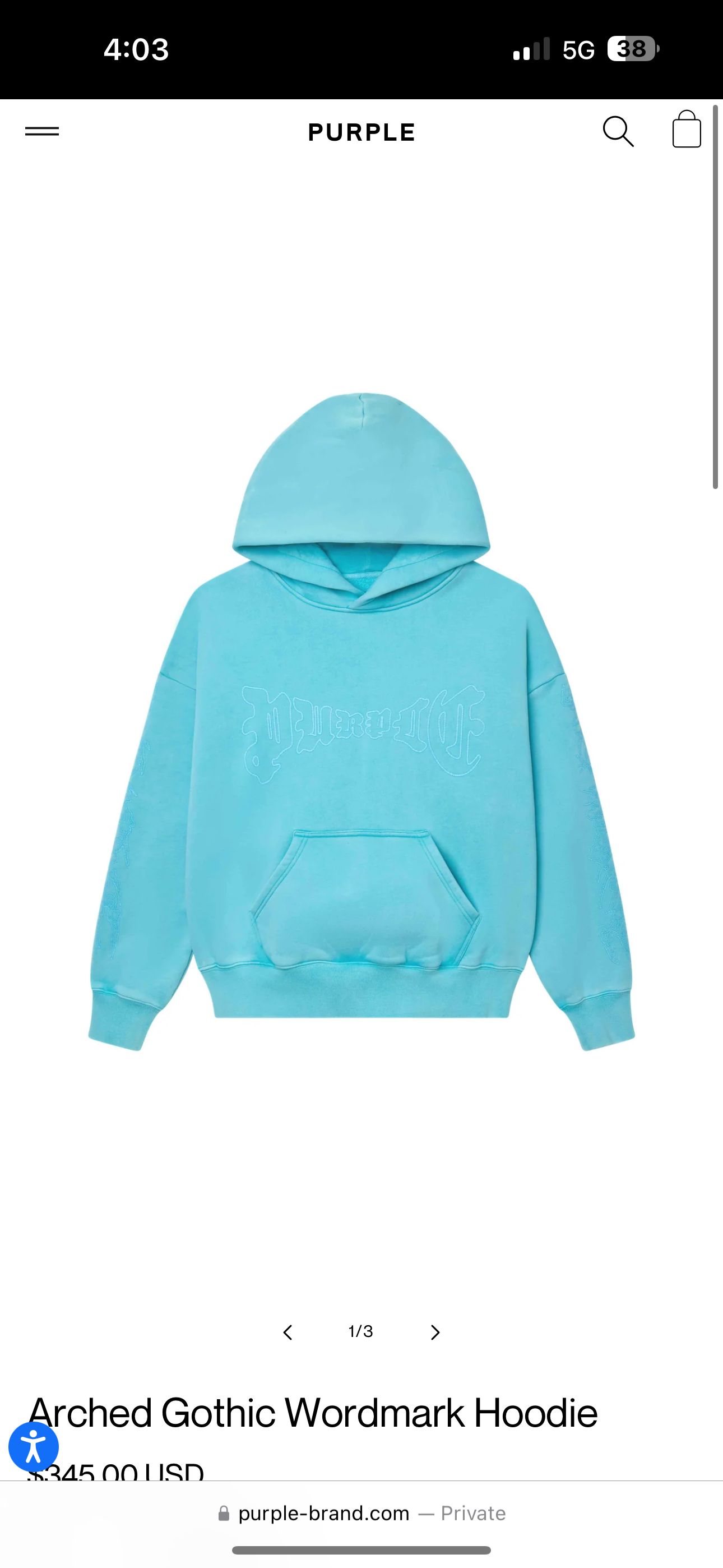 Purple Brand Hoodie