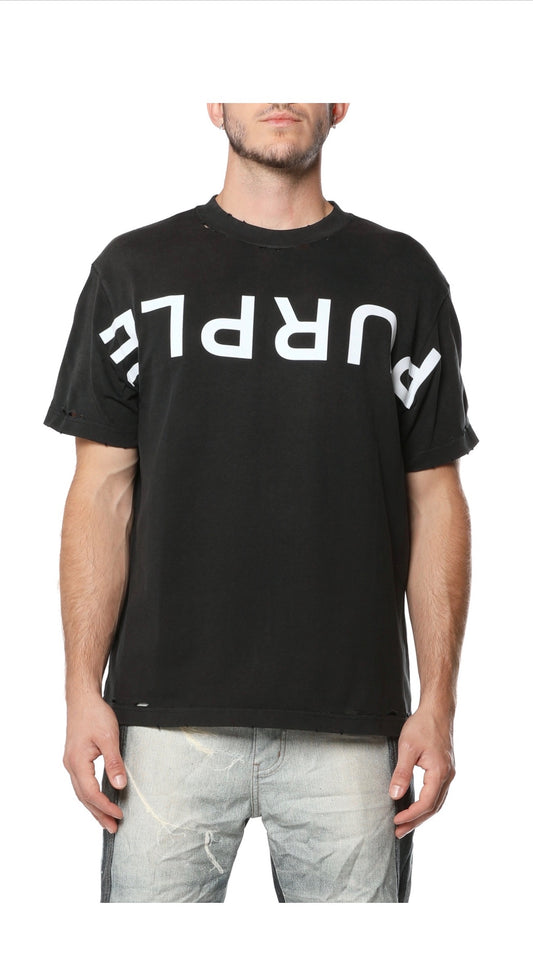 Purple black Tee