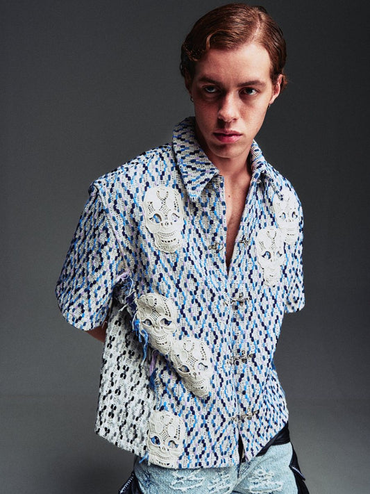 Ghost White Crochet Shirt (Ghost-White-Crochet-Shirt)