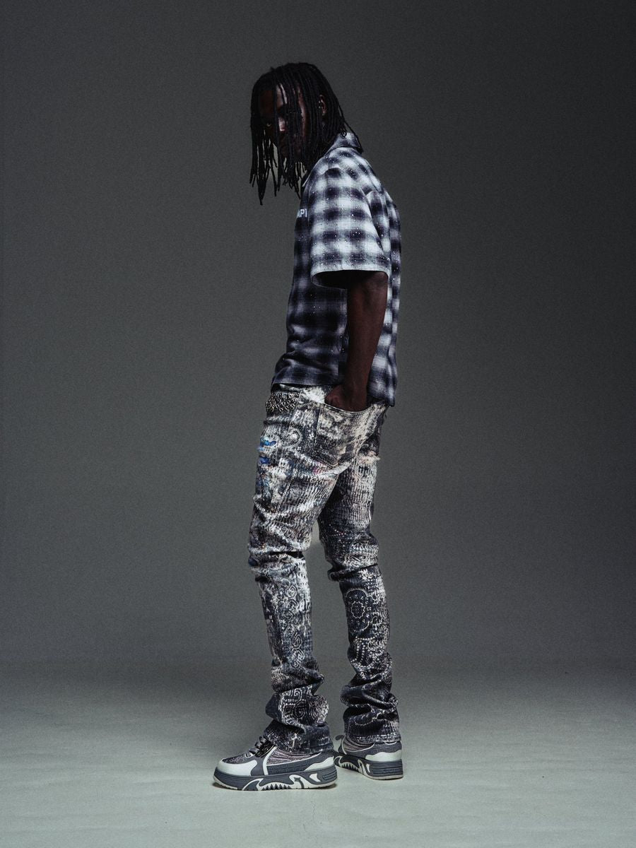 Obsidian Black Plaid Shirt (Obsidian-Black-Plaid-Shirt)
