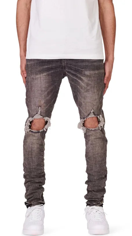 Purple Jeans Vintage Worn Blow Out