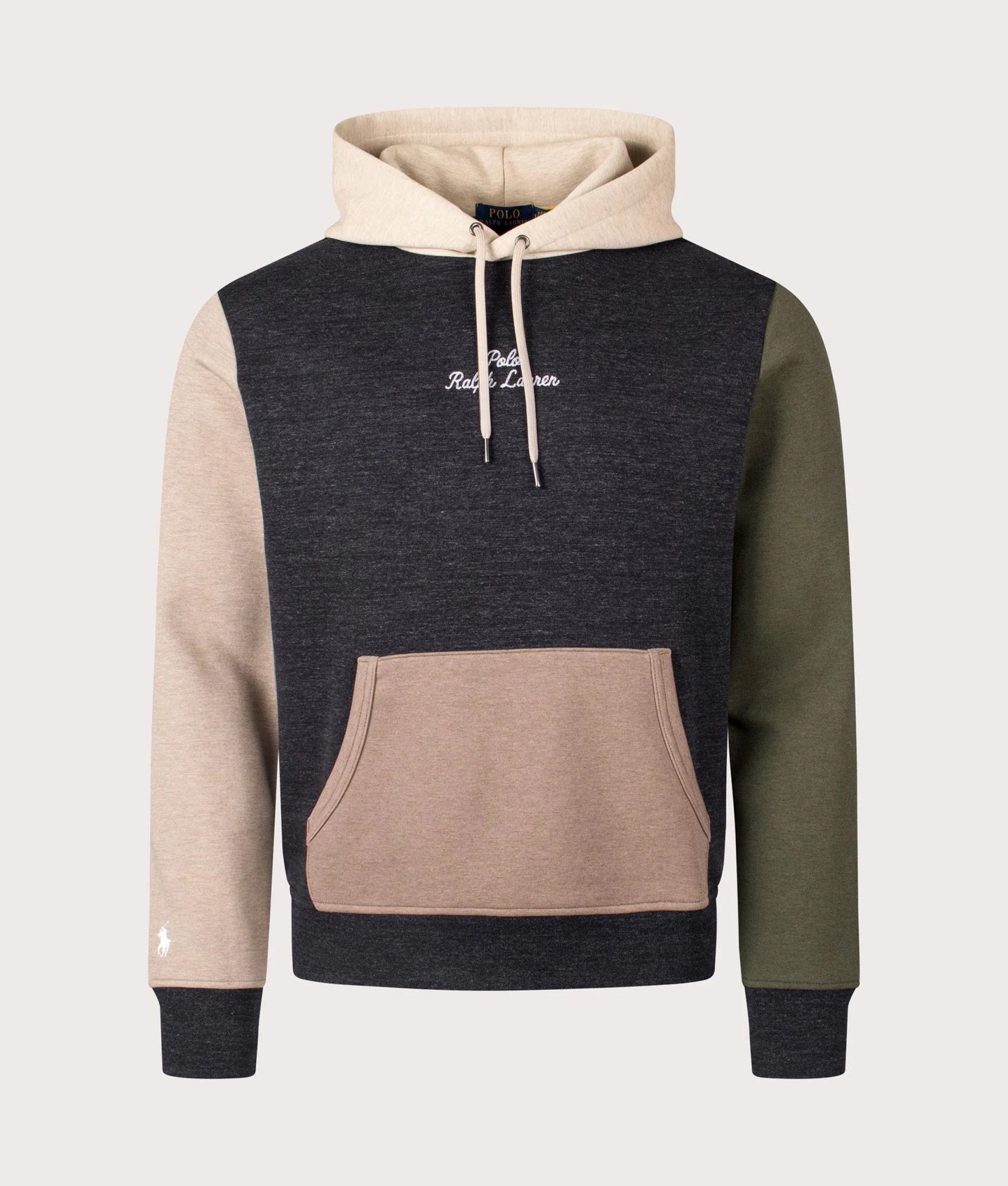 Polo hoodie brown