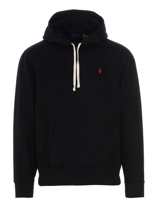 black polo hoodie