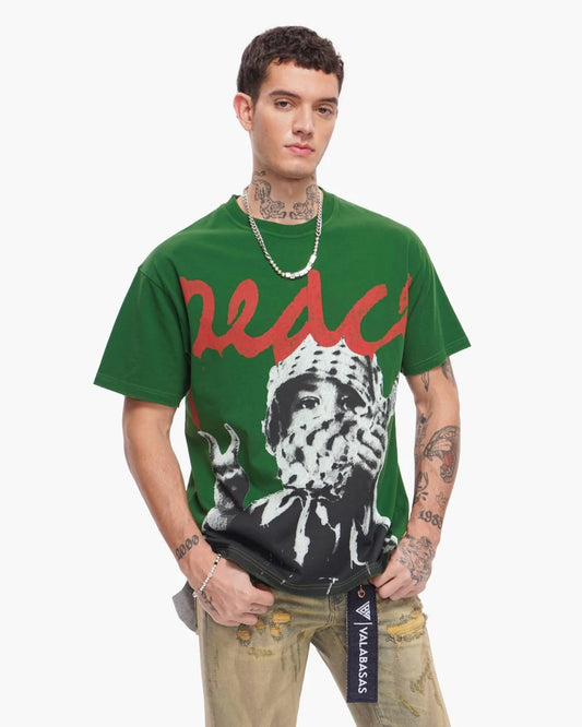 Valabasas Tee Peace Green
