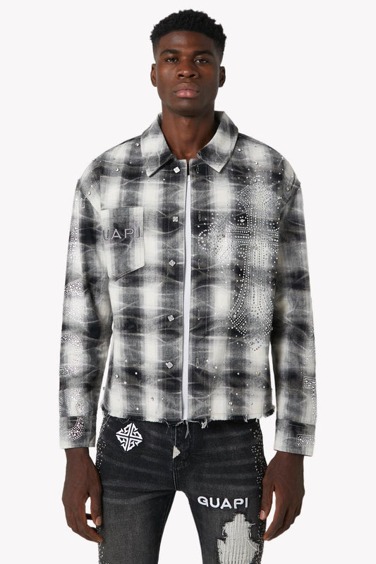 Cloud Grey Cross Flannel Guapi